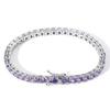 Luxury Colorful Rhinestone Bangle Waterproof Women's Hand Bracelet Zircon Crystal Bracelet  Lover