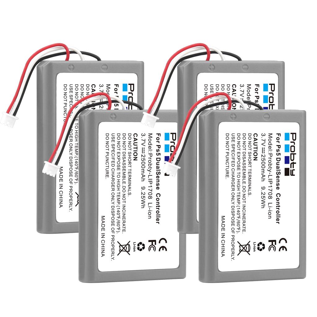 2500mAh LIP1708 Battery For Sony PS5 Controller,Rechargeable Battery For DualSense Game Controller