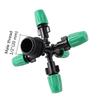 Misting Atomizing Sprayer Garden Irrigation Misting System Watering Supplies 4/5/6/7Way Fogger Nozzle with 1/2" Thread Connector