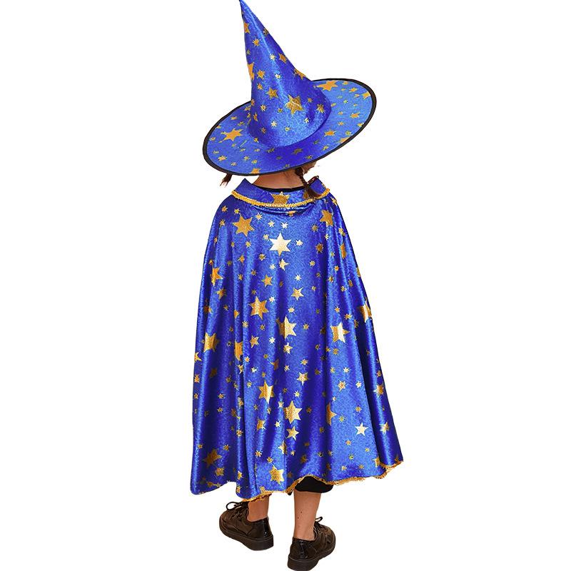 Halloween Children's Costumes Cape Boys Little Girls Cape Kindergarten Performance Area Costumes Magic Dress Up Props
