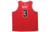 Nike NBA Basketball Jerseys Men's Red Moderate Straight Fit 864465-658