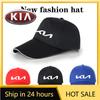 2026 Heißer Autoaufkleber Baseballkappe Sportkappe Einfarbige Sonnenkappe Lässige Mode Outdoor Hip Hop Mützen Für KIA RIO 2 3 4 5 Xline x