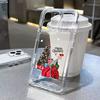 Merry Christmas Fashion Girl Shockproof Clear Phone Case For iPhone 13 12 11 14 15 16 Pro Max X XS XR 7 8 SE2 16 15 Plus Cover