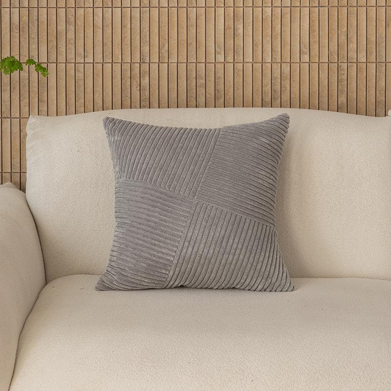 Corduroy Windmill Patchwork Cushion Cover for Bedroom or Living Room Sofa
