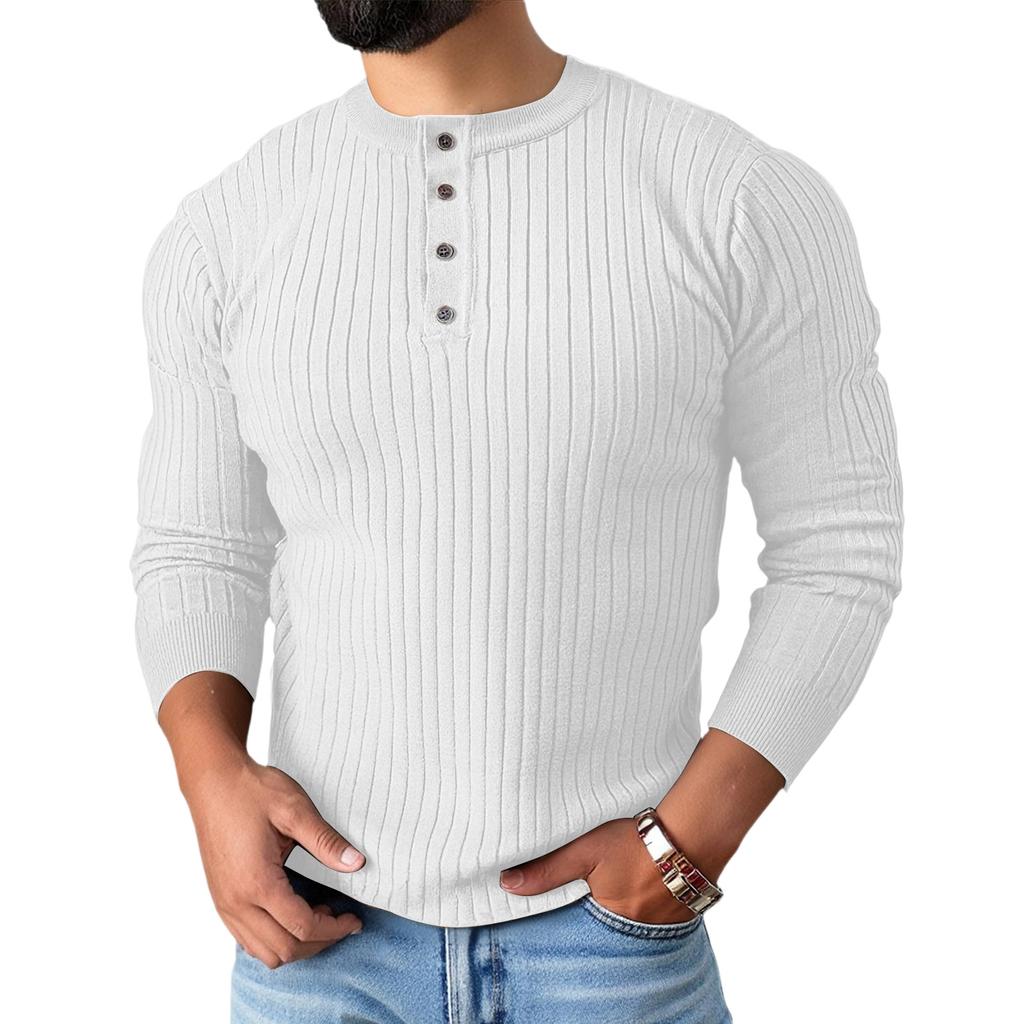 Herre Business Langermet Pullover Strikket Genser Genser