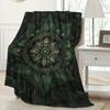 Floral Plush Blanket, Soft and Comfortable Polyester Nap Blanket for Sofa, Bed, Travel, Birthday and Anniversary