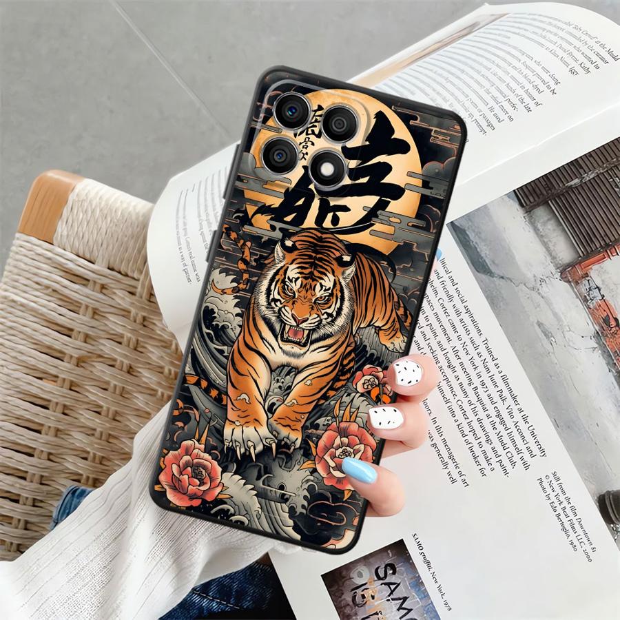 Cool Tiger Case for Honor X6 70 8X X9a X7 X8 X5b 90 Magic5Lite 200 400 Lite Funda Phone Cover