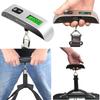 Balança portátil de alta precisão digital com visor LCD, mala de viagem, bolsa suspensa, balança de gancho, ferramentas de balança, 110 lb/50 kg