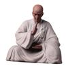 Sammlung von Skulpturen buddhistischer Mönchsfiguren aus Keramikton,