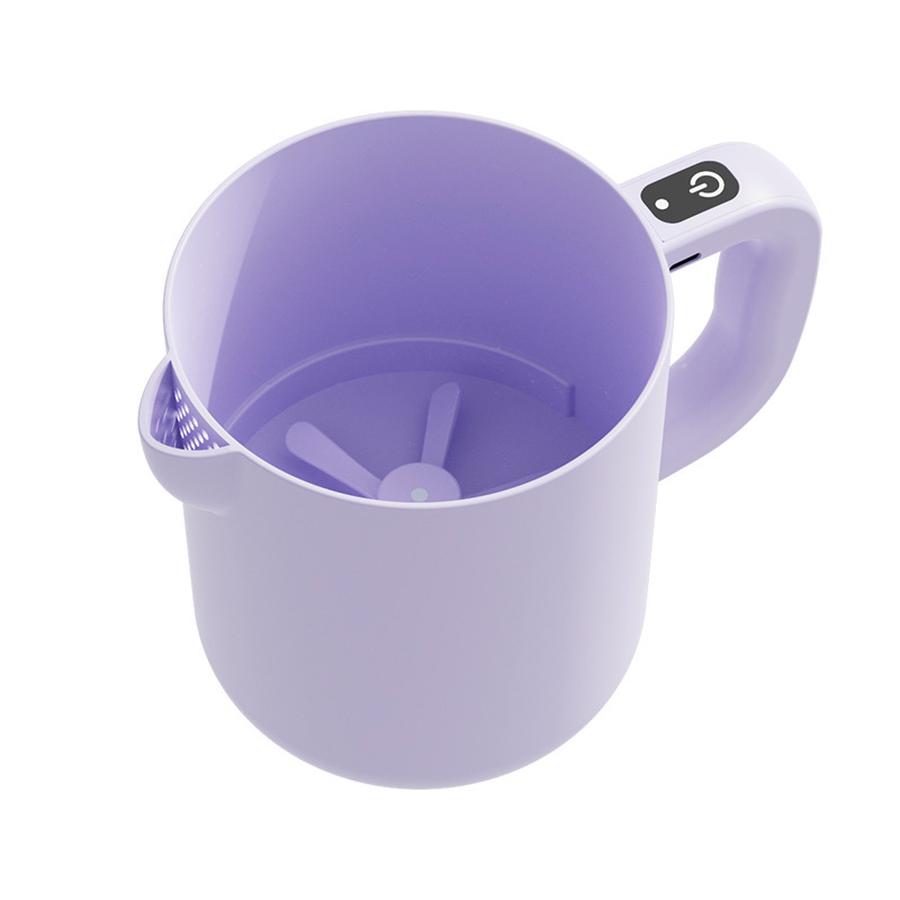 

New Home Small Filter Multi-Function Electric Handheld Mixer Egg Beater Whipping Cream Rice Washer Mixer Emulsifier 1 L фіолетовий