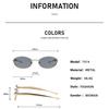 Advanced Oval Sunglasses Better Quality Small Frame Metal Glasses Fashion Sunglasses That Block Uv Rays More Suitable For Women