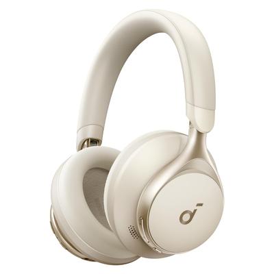 Anker Soundcore Space One Bezprzewodowe Słuchawki z Redukcją Szumów Do 55 Godzin Odtwarzania Muzyki Kompatybilne Audio Obsługa Multipoint Tryb Dźwięku Otoczenia Białe