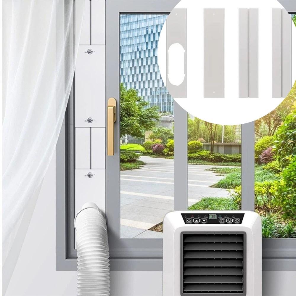 Adjustable AC Exhaust Hose Window Baffle Retractable Window Sealing Plate Window Installation