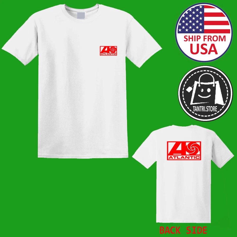 Atlantic Records Men s White Size S to 5XL M