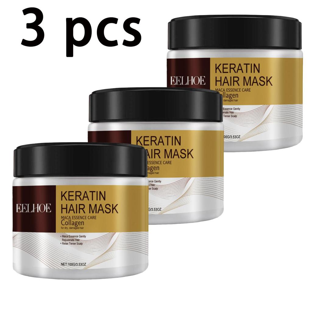 ELHOE Repairing and Moisturizing Hair Mask Deeply Moisturizing and Repairing Damaged Hair Dry Split Ends and Knots Hair Mask