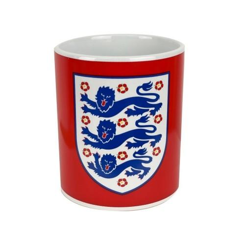 England Fa White/Red Three Lions Mug One 325Ml