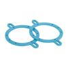 TUCKBOLD Car Boat RV Speaker Spacer Ring Midrange Speaker Spacer Adapter Waterproof Blue 2pcs ABS