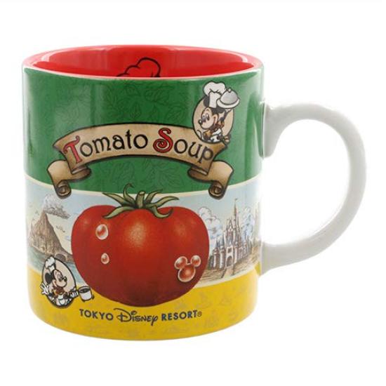 Gaia80 Tomato Snack Can Motif Mug Disney Resort Mickey Mouse Disney Merchandise Souvenir [Tokyo Exclusive]