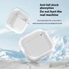 For AirPods 4 Earphone Case TPU Shockproof Clear Protective Cover with Keychain
