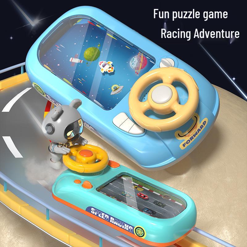 Adventure Racing Car Simulator Steering Wheel Toy for Boys Ages 3-7