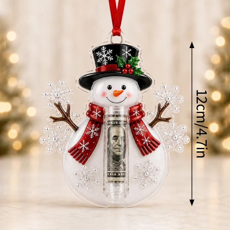 Christmas Cash Boxes Ornament Christmas Tree Money Holder Hanging Pendants Christmas New Year Money Gift Boxes Decorations