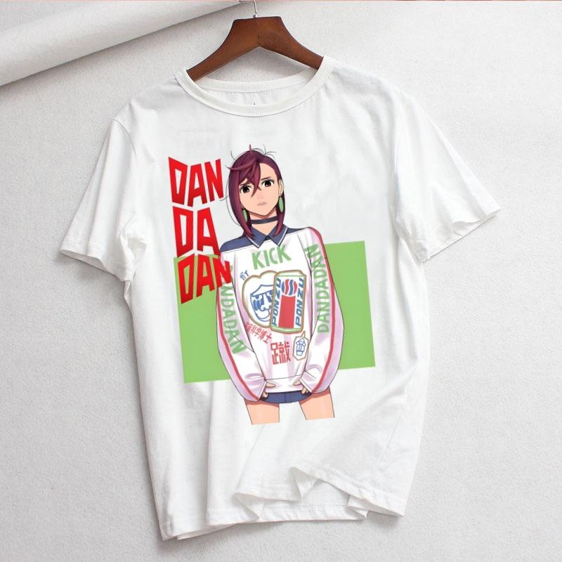 Dandadan Okarun Anime Momo Ayase Women T Shirt Girl Harajuku Korean Style Graphic Tops Kawaii Female TshirtDrop Ship