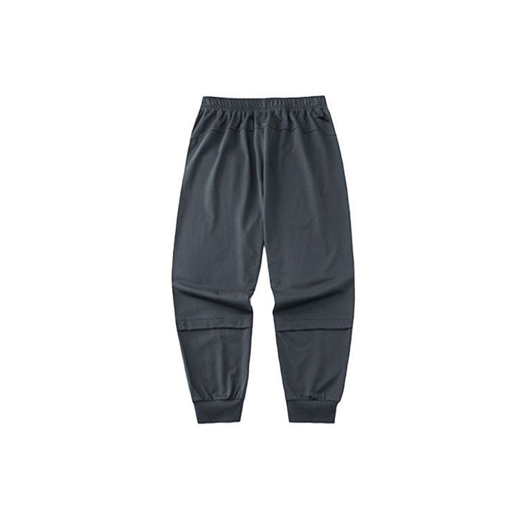 Anta Loose Casual Sweatpants With Elastic Ankles Unisex Bottoms Grey 952227742-1