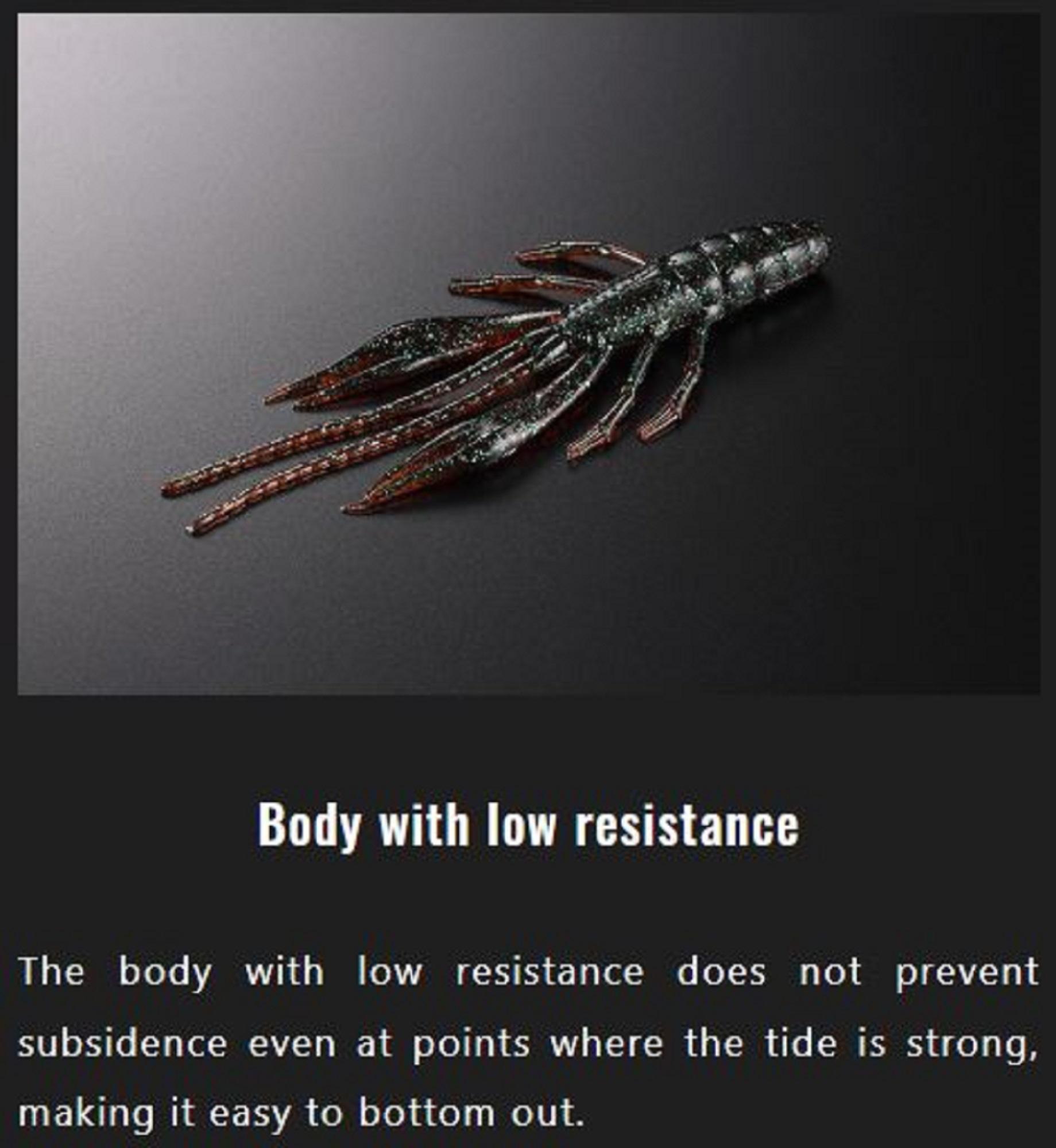 Leurres Souples Jackall Waver Shrimp 2,8 Pouces - Pour Pêche En Eau