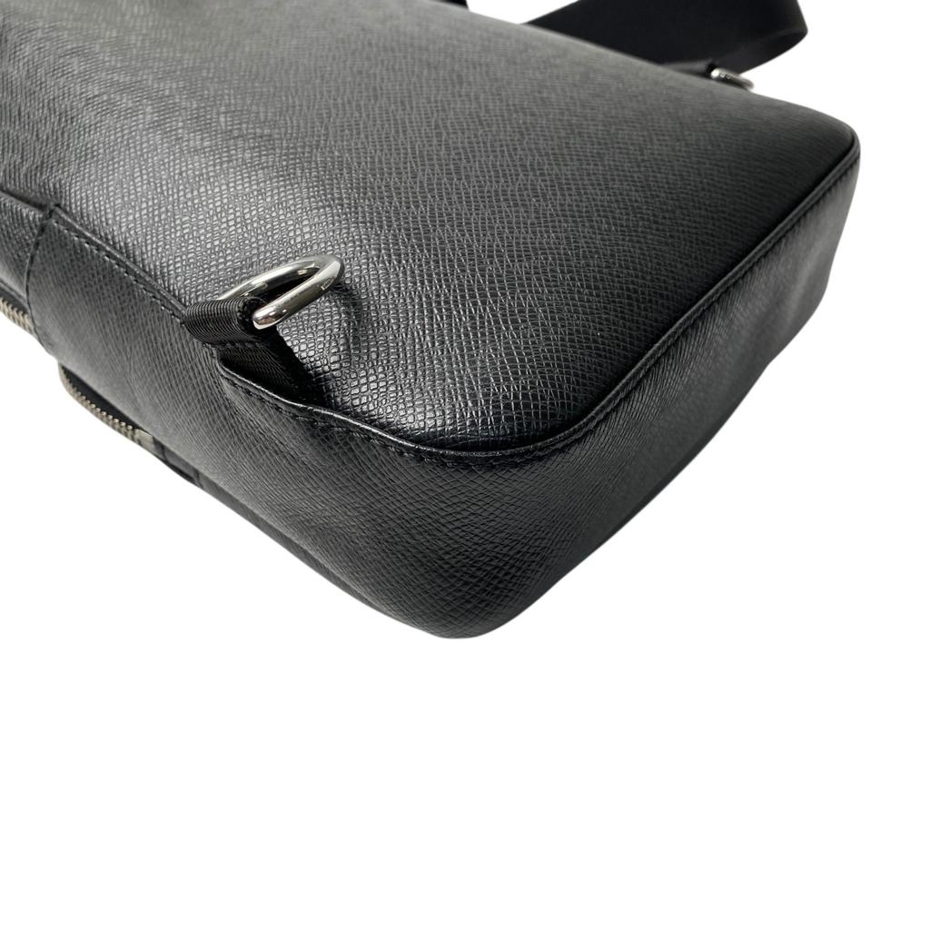 Used LOUIS VUITTONbody Bag Black PVC Mens