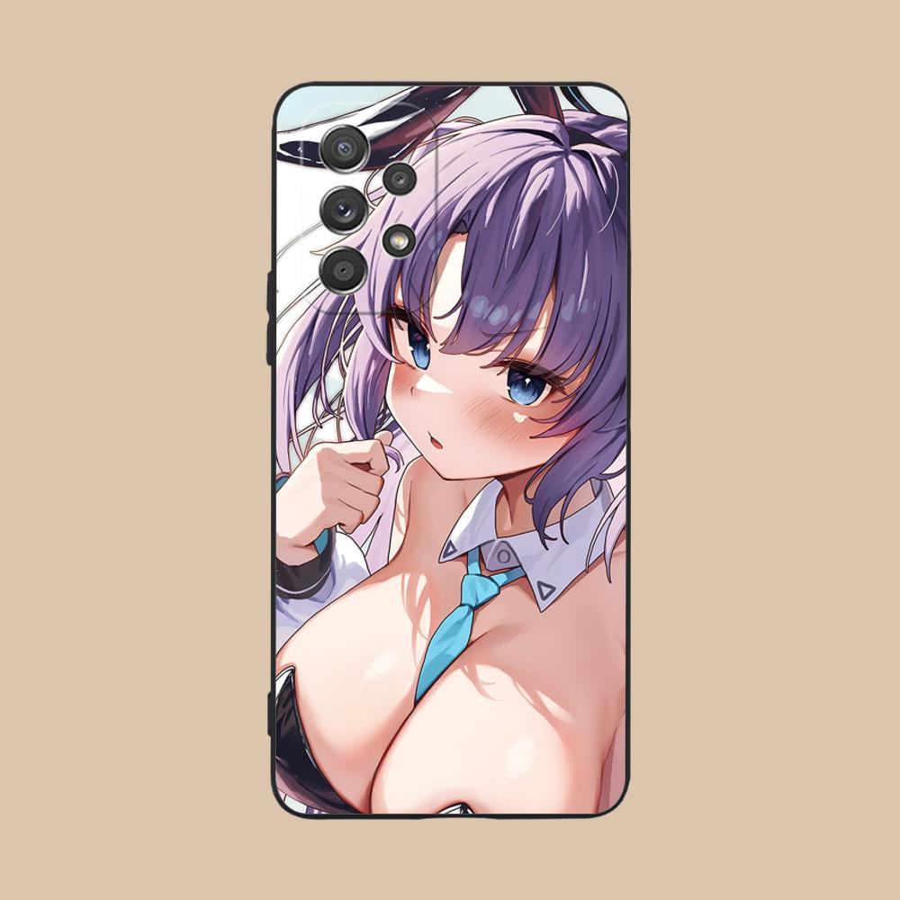 Blue Archive Yuuka Matte TPU Mobile Phone Case for Samsung Galaxy A56 55 54 53 52 51 36 35 34 23 16 15 5G Colorful Cover