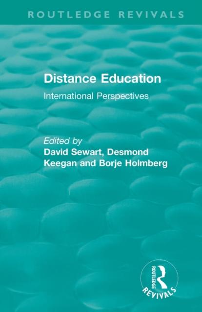 The Distance Education : International Perspectives Book