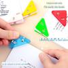 Transparent Triangular Multifunctional Corner Folder for Test Paper Protection