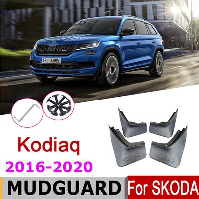Car Mudflap Fender For Skoda Kodiaq Accessories NS7 2016- Over Fender Mud Flaps Guard Splash Flap Mudguard