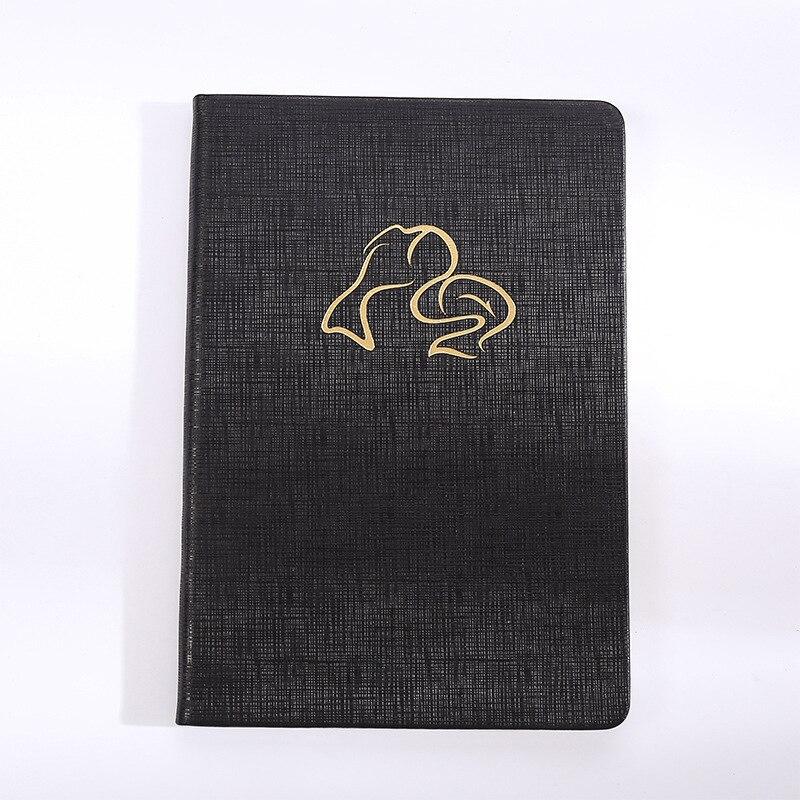 Jurnal din piele PU cu 12 constelații, caiet 25K, caiet de afaceri simplu