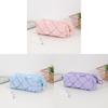 Korean Style Cute Candy Color Pencil Case With Large Zipper For Students And Makeup Storage