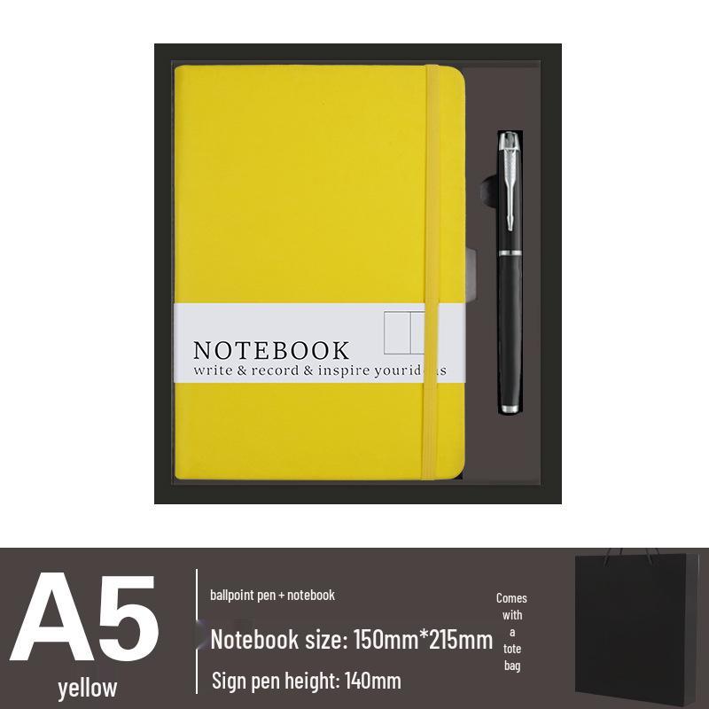 High-End Business Gift Set: Notebook & Insulated Cup Memento for Client Events