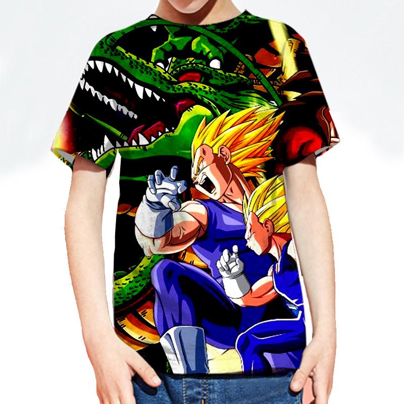 Trendy Pánské Dámské Oblečení Trička Anime Série Dragon Ball 3D Digitální Tisk Trička