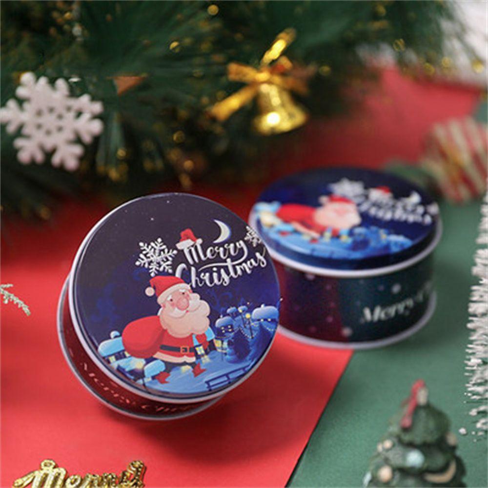 Supplies Candy With Lids Cookie Box Christmas Tin Gift Box Storage Containers Tinplate Gift Boxes