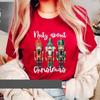 Nuts about Christmas TShirt Nutcracker TShirt Lets Get Crackin Funny Shirt Retro Christmas Nutcracker Tee Women Fashion Tops