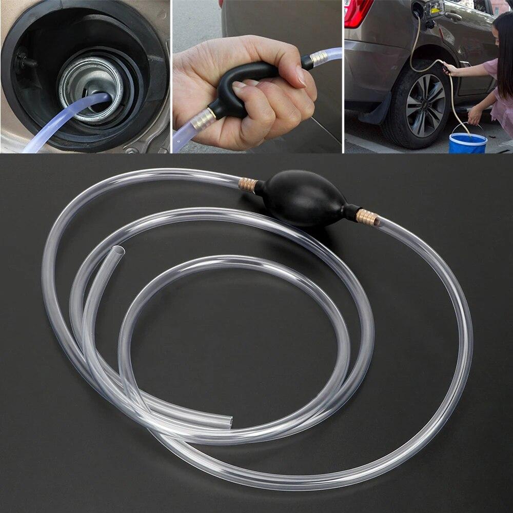 Car Brake Bleeder Tubes Oil Change Pipe Fluid Fuel Pump Manual Drain Kit Transfer Repair Tools Truck 4x4 Motorcycle Accessories