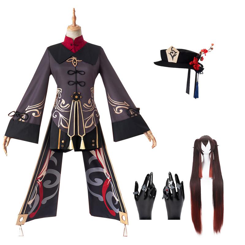 Hu Tao Cosplay kostīms HuTao ķīniešu
