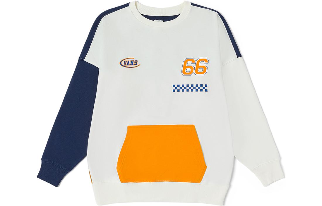 Vans Sweatshirts Unisex Ecru Crew Neck Moderate Regular VN0A7YHHFS8 XL