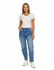 MORAJ Klasyczne wygodne jeansy damskie Mom Fit regularne Rozmiar 36 Niebieskie