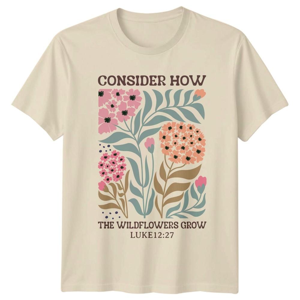 Consider How The Wildflowers Scripture Faith Easter Gift For Her