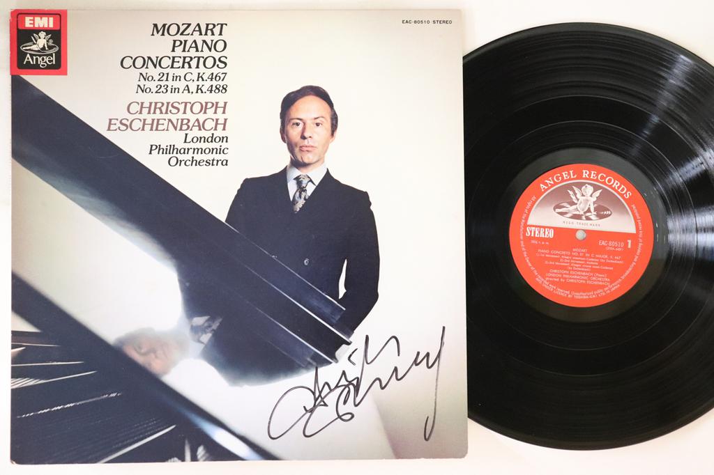 LP Record CHRISTOPH ESCHENBACH, LONDON PHILHA - Mozart: Piano Concertos No. 21 In C EAC80510 ANGEL 1979 Japan Classical Used