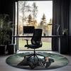 Sherlock Printed Round Rug Carpet Chair Rug Area Rug Entryway Doormats,for Office Chair Living Room Bedroom Kitchen Room.