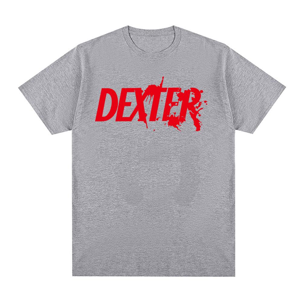TV Play Dexter Morgan Logo Print T-shirts Men's Women Clothing Casual Oversized Short Sleeve T Shirt High Quality Cotton T-shirt