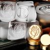 Wood Handle Ice Stamper Ice Engraving Tool With Intricate Carved Pattern For Cocktails Chocolate Desserts Embossing