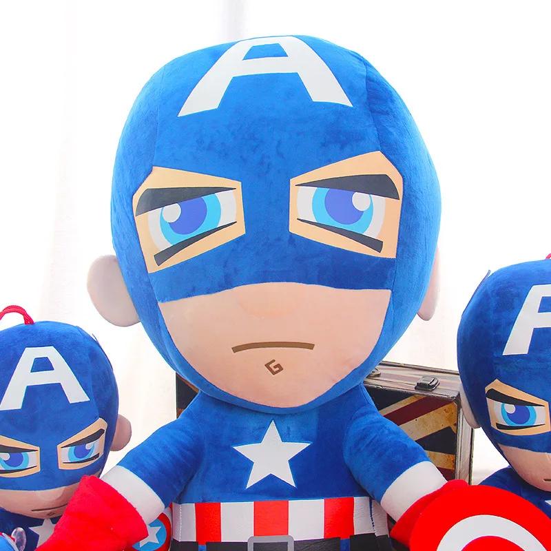 STOCK 27cm Man Spidermaned Plush Toys Movie Dolls MarvelAvengers Soft Stuffed Hero Captain America Iron Christmas Gifts