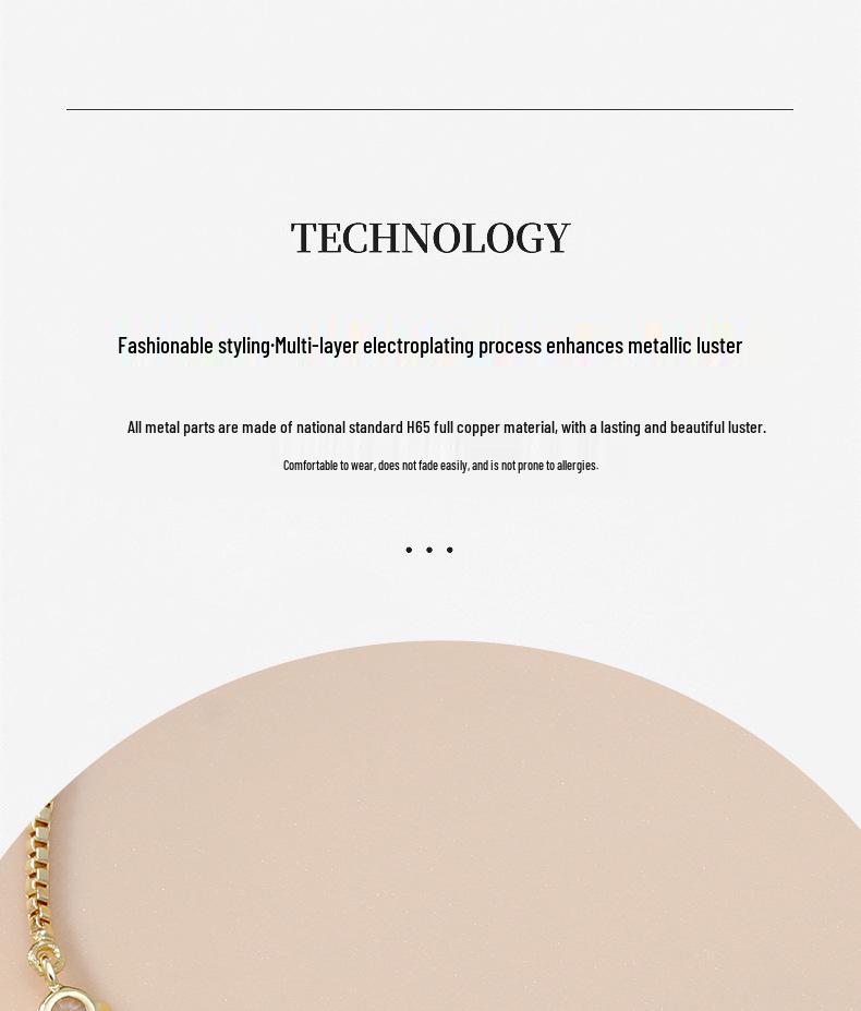 Copper Alloy Star Pull-Out Bracelet: Luxurious, Trendy Women's Jewelry